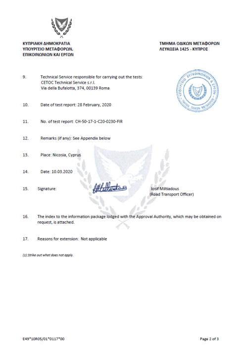 Gastechitaly Certificate