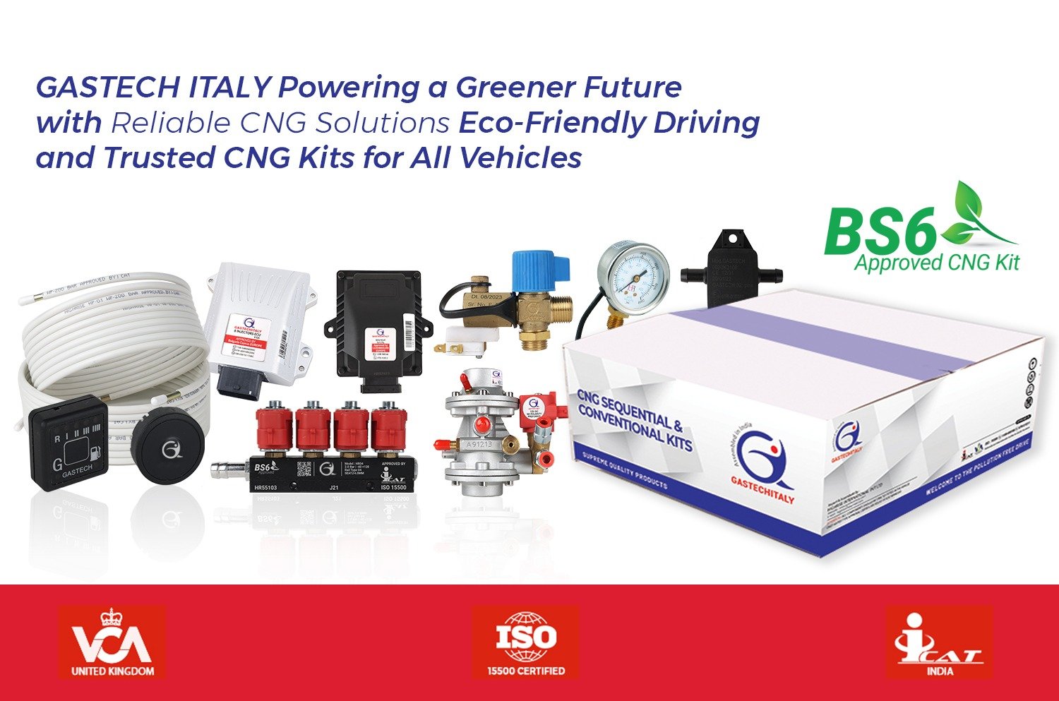 Cng Kit GASTECH ITALY: Buy Premium CNG and LPG Conversion Kits