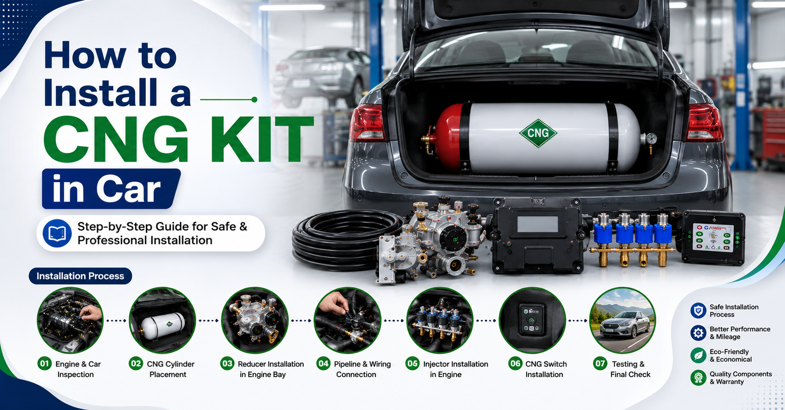 how to install a cng kit