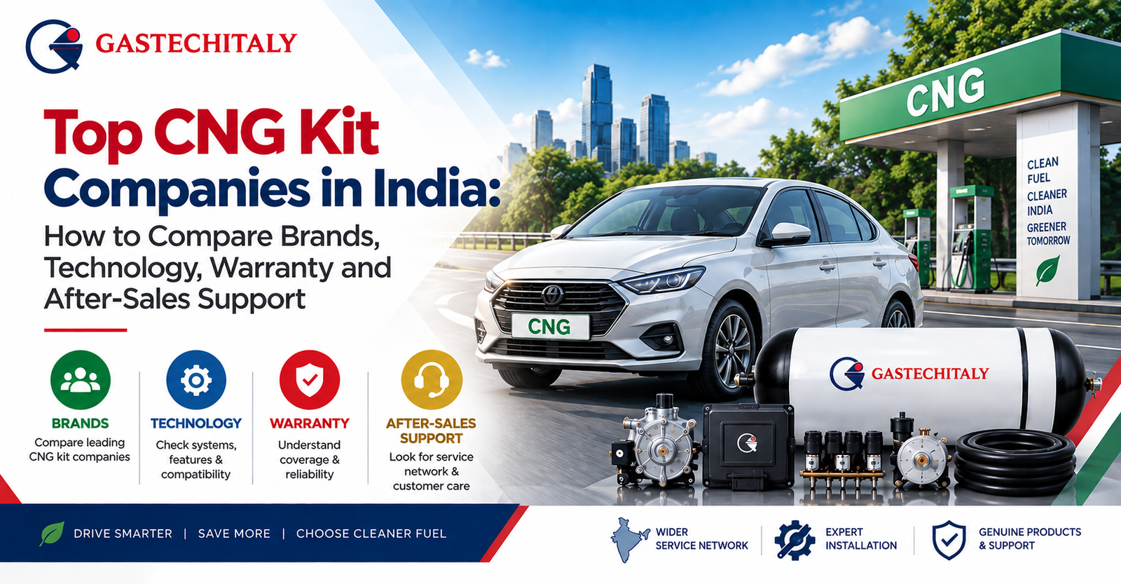 Top CNG Kit Companies in India: How to Compare Brands, Technology, Warranty and After-Sales Support